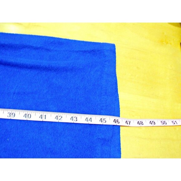 Vintage Womens 80s Basic Editions Intimates Front Zip Fleece Robe Blue Sz Medium - Picture 10 of 12